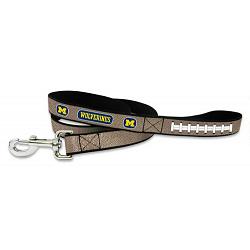Michigan Wolverines Pet Leash Reflective Football Size Large CO
