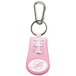 Miami Dolphins Keychain Football Pink