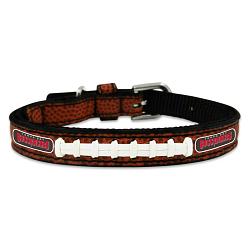 Tampa Bay Buccaneers Pet Collar Leather Classic Football Size Toy