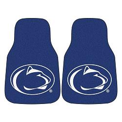 Penn State Nittany Lions Car Mats Printed Carpet 2 Piece Set