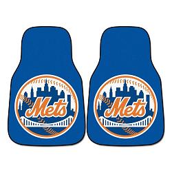 New York Mets Car Mats Printed Carpet 2 Piece Set