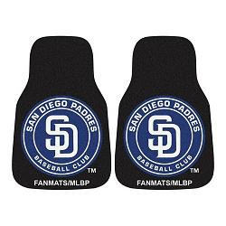 San Diego Padres Car Mats Printed Carpet 2 Piece Set