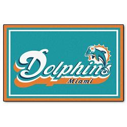 Miami Dolphins Area Rug - 5'x8' by Fanmats