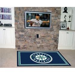 Seattle Mariners Area Rug - 4'x6' by Fanmats