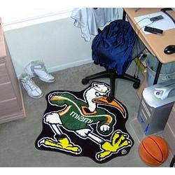 Miami Hurricanes Area Rug - Mascot Style by Fanmats