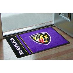 Baltimore Ravens Rug - Starter Style, Logo Design