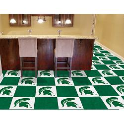 Michigan State Spartans Carpet Tiles -