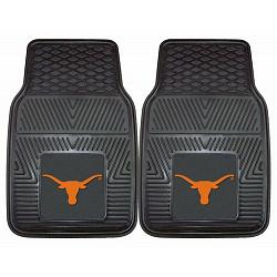 Texas Longhorns Heavy Duty 2-Piece Vinyl Car Mats