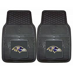 Baltimore Ravens Car Mats Heavy Duty 2 Piece Vinyl