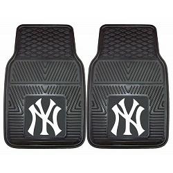 New York Yankees Heavy Duty 2-Piece Vinyl Car Mats