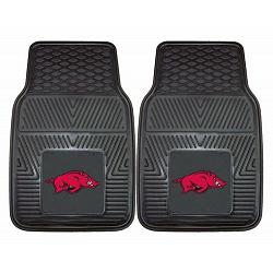 Arkansas Razorbacks Heavy Duty 2-Piece Vinyl Car Mats