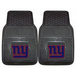 New York Giants Car Mats Heavy Duty 2 Piece Vinyl