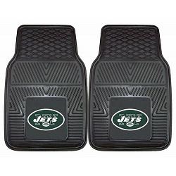 New York Jets Car Mats Heavy Duty 2 Piece Vinyl