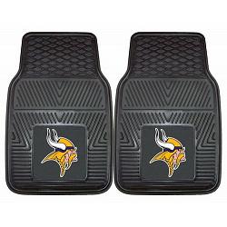 Minnesota Vikings Car Mats Heavy Duty 2 Piece Vinyl