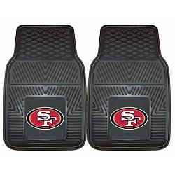 San Francisco 49ers Car Mats Heavy Duty 2 Piece Vinyl