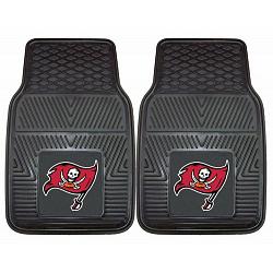 Tampa Bay Buccaneers Car Mats Heavy Duty 2 Piece Vinyl