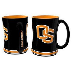 Oregon State Beavers Coffee Mug 14oz Sculpted Relief