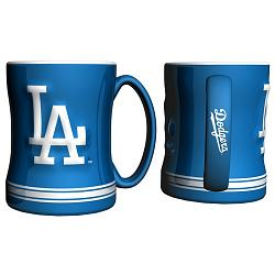 Los Angeles Dodgers Coffee Mug - 14oz Sculpted Relief