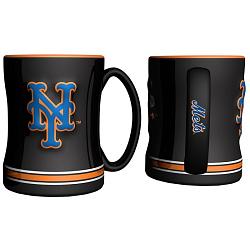 New York Mets Coffee Mug - 14oz Sculpted Relief