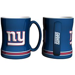 New York Giants Coffee Mug - 14oz Sculpted Relief