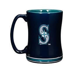 Seattle Mariners Coffee Mug - 14oz Sculpted Relief