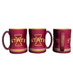 Iowa State Cyclones Coffee Mug - 14oz Sculpted Relief