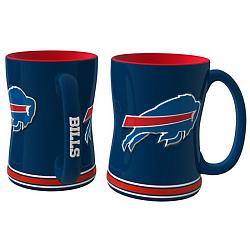 Buffalo Bills Coffee Mug - 14oz Sculpted Relief