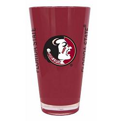 Florida State Seminoles Glass 20oz Pint Plastic Insulated CO