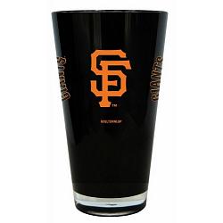 San Francisco Giants Glass 20oz Pint Plastic Insulated