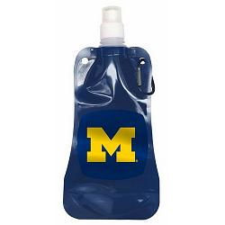 Michigan Wolverines Water Bottle 16oz Foldable CO