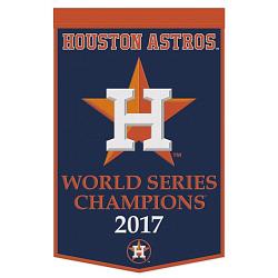 Houston Astros Banner Wool 24x38 Dynasty Champ Design