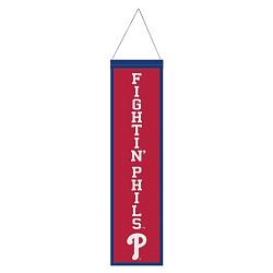 Philadelphia Phillies Banner Wool 8x32 Heritage Slogan Design