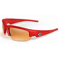 Cincinnati Reds Sunglasses - Dynasty 2.0 Red with Red Tips by MAXX Sunglasses