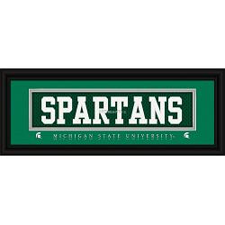 Michigan State Spartans Stitched Uniform Slogan Print - Spartans