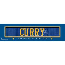 Golden State Warriors Print 8x24 Signature Style Stephen Curry
