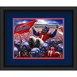 Mississippi Rebels Celebration Print 15"x18"