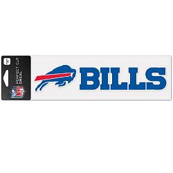 Buffalo Bills Decal 3x10 Perfect Cut Wordmark Color