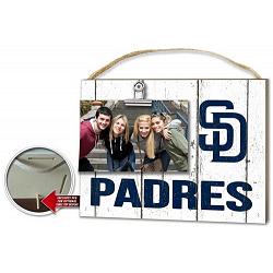 San Diego Padres Clip It Weathered Logo Photo Frame