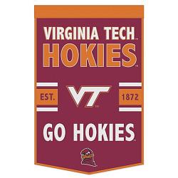 Virginia Tech Hokies Banner Wool 24x38 Dynasty Slogan Design