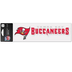 Tampa Bay Buccaneers Decal 3x10 Perfect Cut Wordmark Color