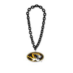 Missouri Tigers Necklace Big Fan Chain