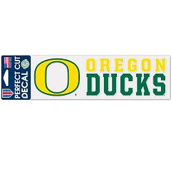 Oregon Ducks Decal 3x10 Perfect Cut Color