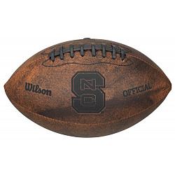 North Carolina State Wolfpack Football Vintage Throwback 9 Inches