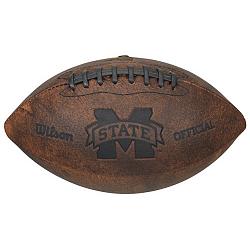 Gulf Coast Sales Mississippi State Bulldogs Football - Vintage Throwback - 9 Inches -