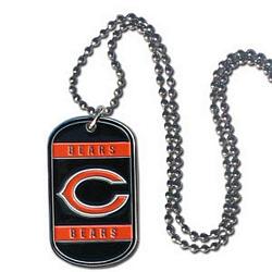 Siskiyou Chicago Bears Necklace Tag Style