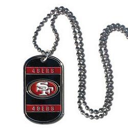 San Francisco 49ers Necklace Tag Style