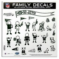 New York Jets Decal 11x11 Family Sheet