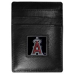 Los Angeles Angels Wallet Leather Money Clip Card Holder CO