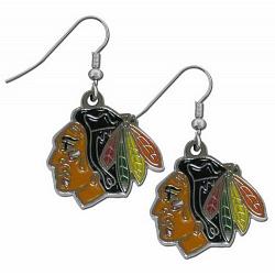 Siskiyou Chicago Blackhawks Dangle Earrings -