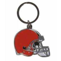 Cleveland Browns Chrome Logo Cut Keychain